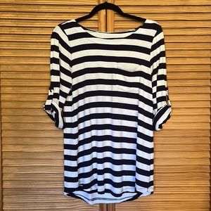 Cable & Gauge, large, 3/4 length sleeve blouse